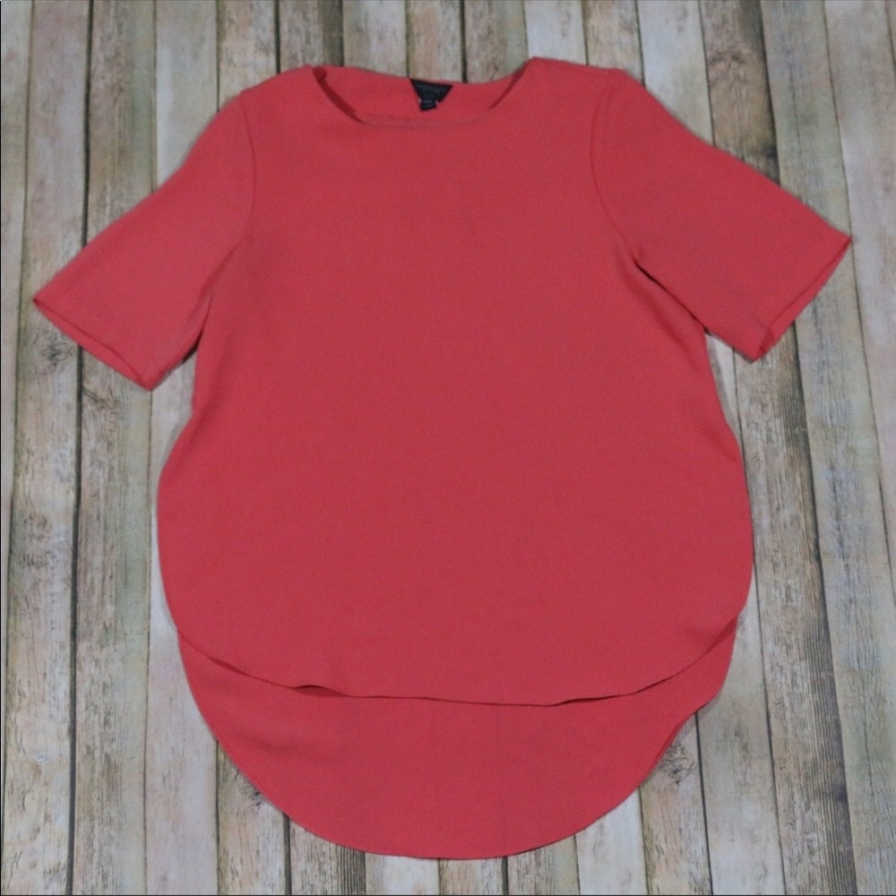 Topshop High Low Tunic Blouse/Top 1/2 Sleeve